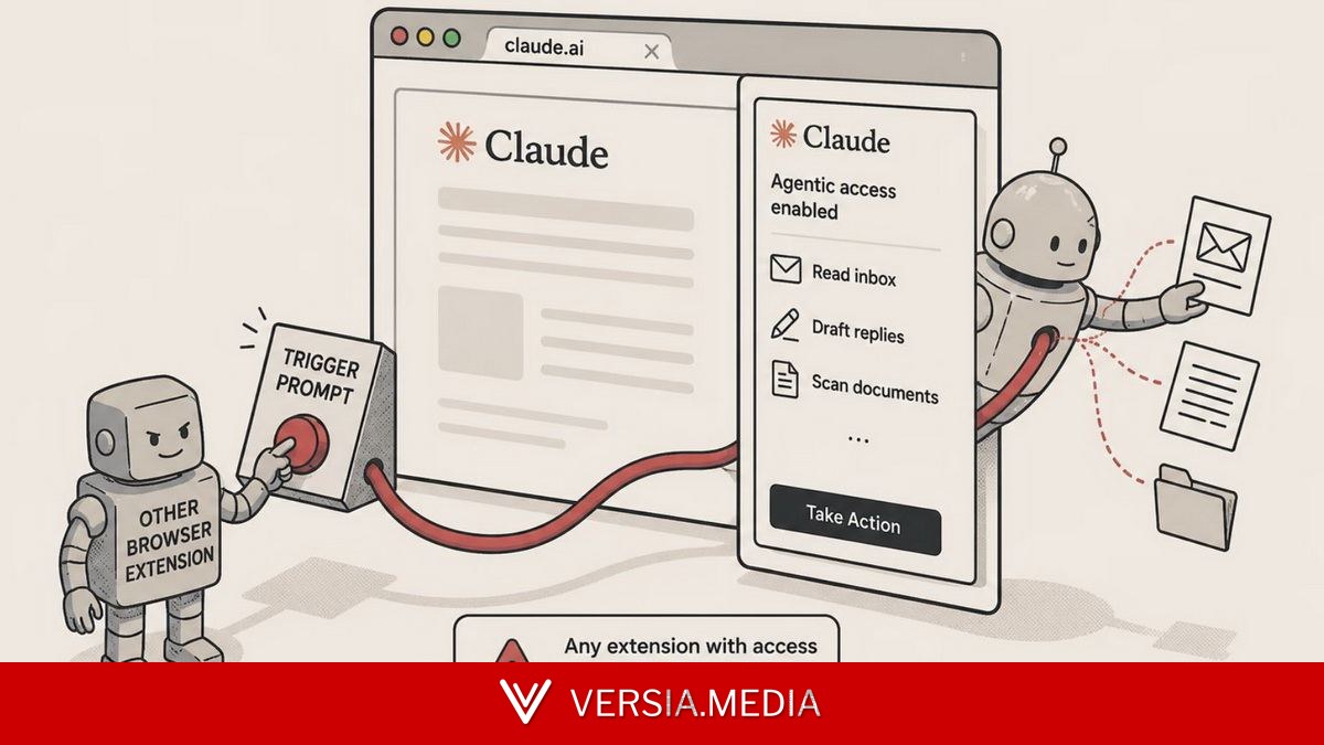 Claude для Chrome позволяет другим расширениям читать данные Gmail, Google Docs и не только